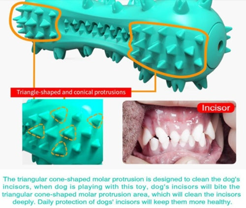 Durable Rubber Chew Toy for Aggressive Dogs